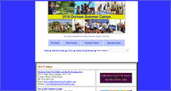 Desktop Screenshot of durhamsummercamps.com